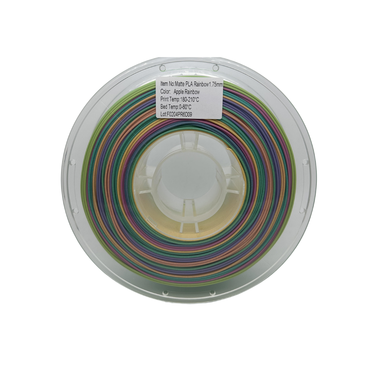 Willys 3D Filament Matte PLA Rainbow