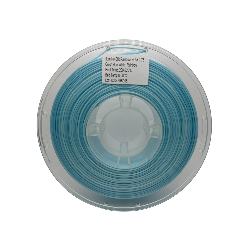 Willys 3D Filament PLA Silk Rainbow - Blue/White