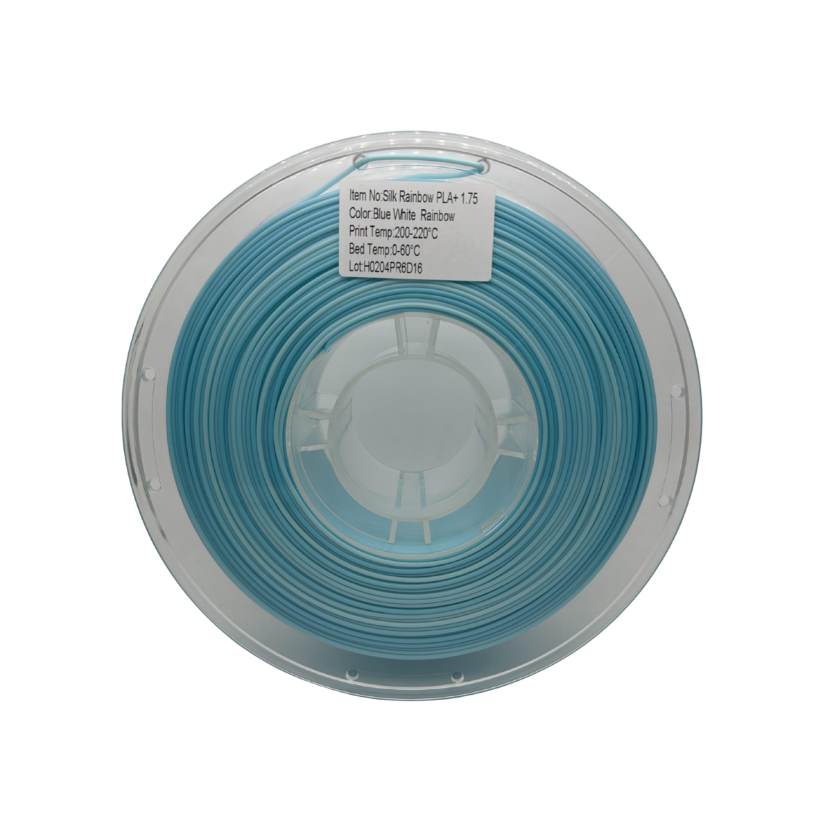 Willys 3D Filament PLA Silk Rainbow - Blue/White
