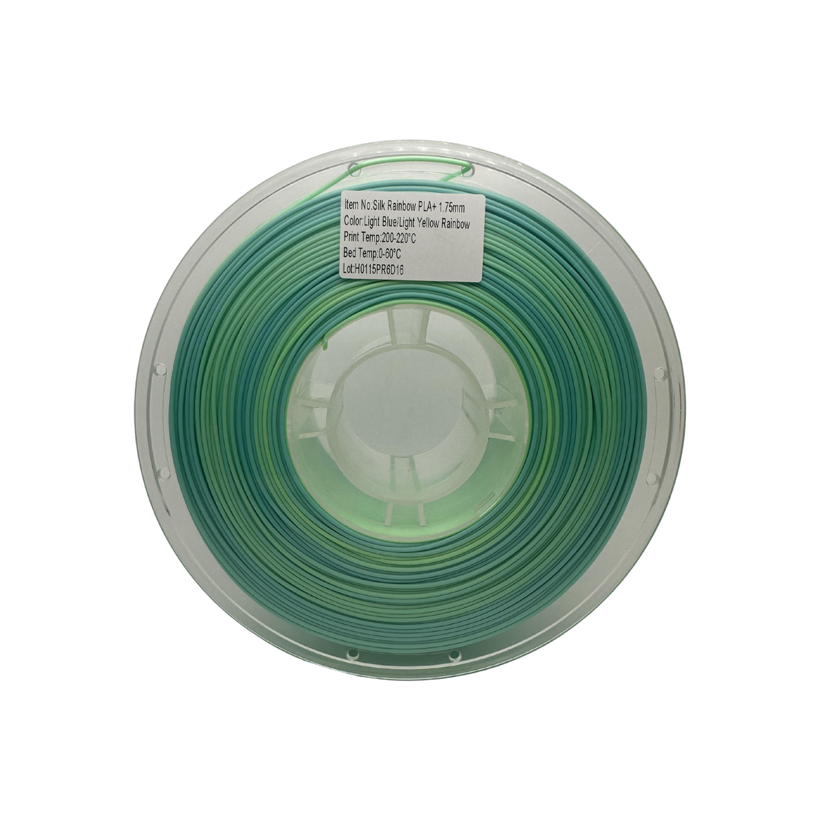Willys 3D Filament PLA Silk Rainbow- Blue/Yellow Rainbow