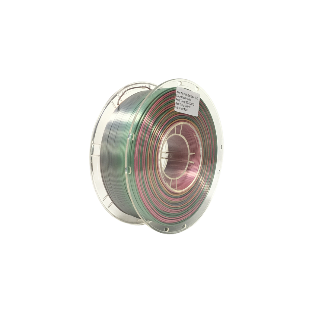 Willys 3D Filament PLA Silk Rainbow - Candy Rainbow
