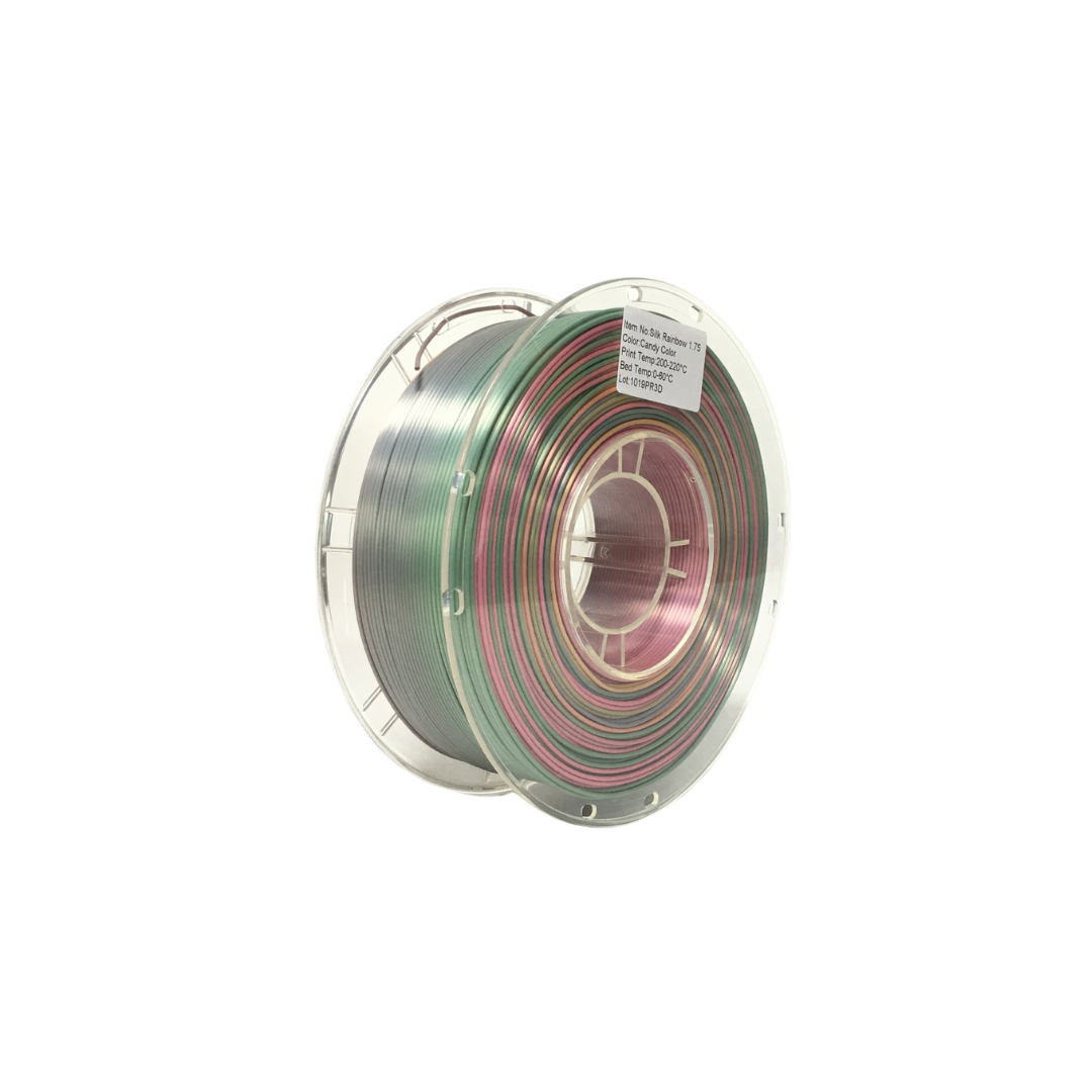 Willys 3D Filament PLA Silk Rainbow - Candy Rainbow