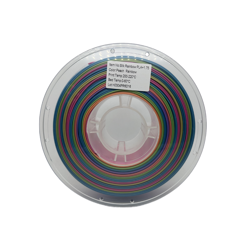 Willys 3D Filament PLA Silk Rainbow - Peach Rainbow