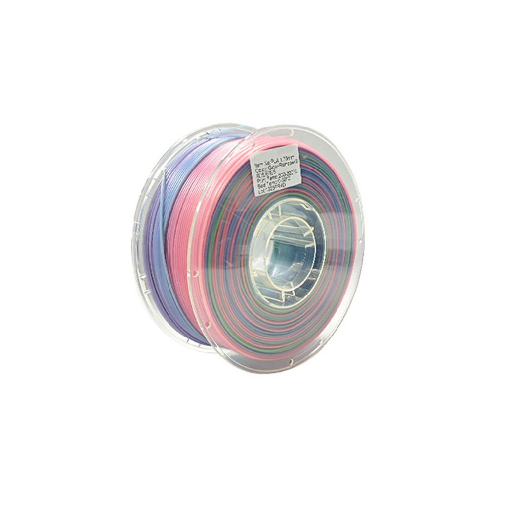 Willys 3D Filament PLA Glow - Rainbow