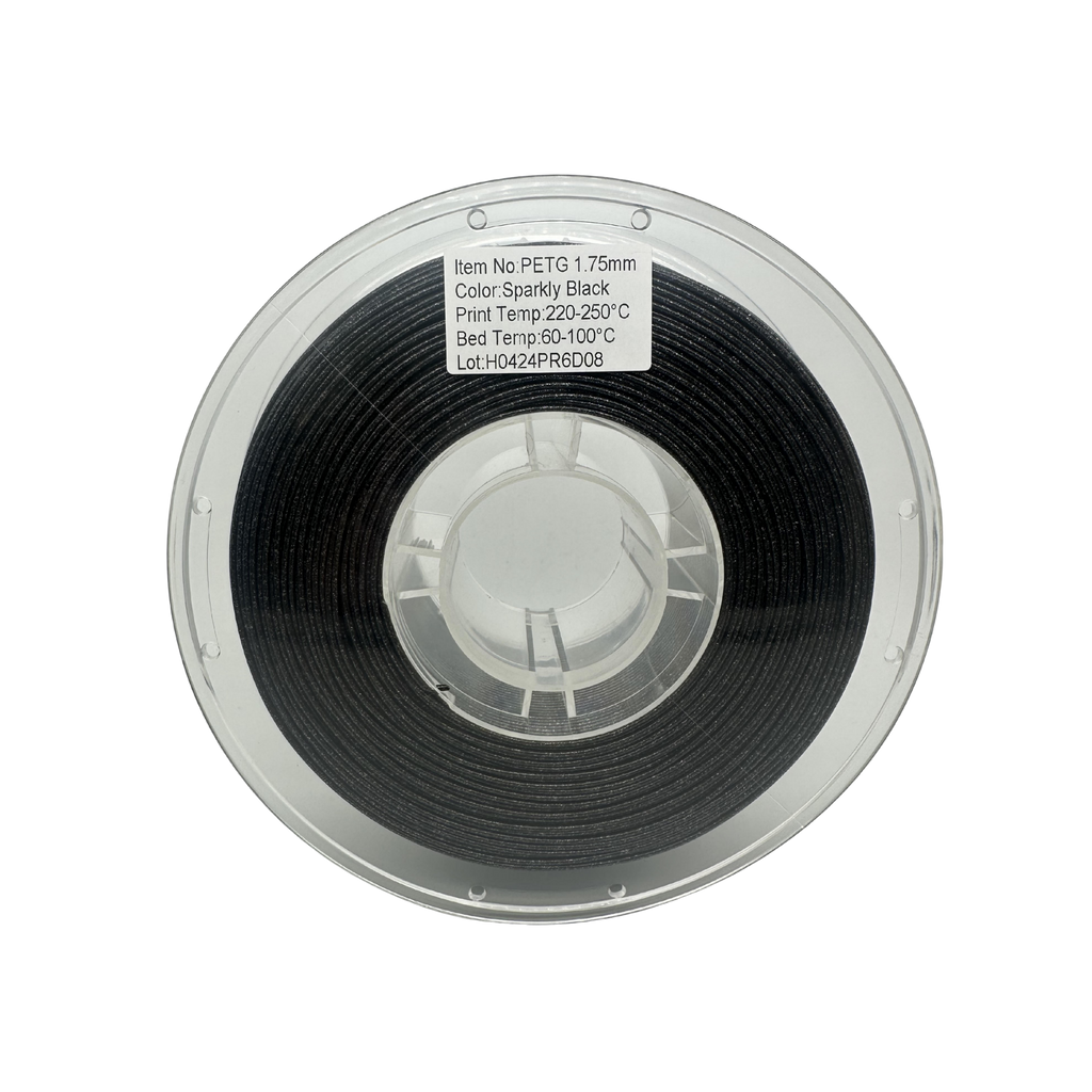 Willys 3D Printer Filament PETG - Sparkly Black