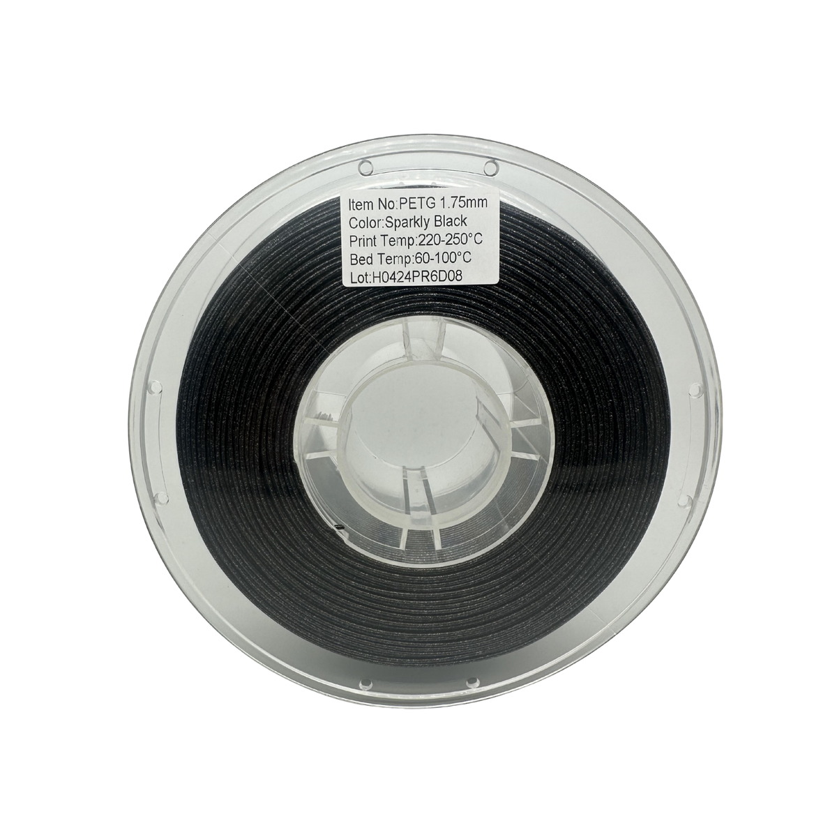 Willys 3D Printer Filament PETG - Sparkly Black