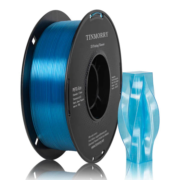 Tinmorry 3D Filament PETG Eco - Transparent Blue