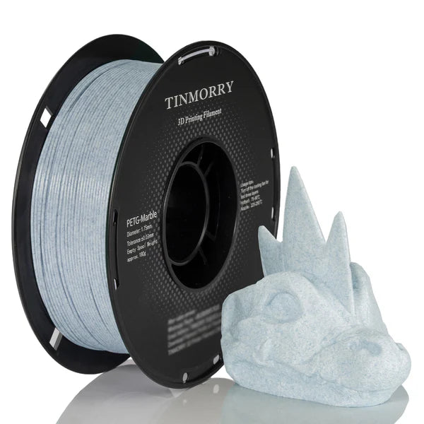 Tinmorry 3D Filament PETG Marble - Magic Blue