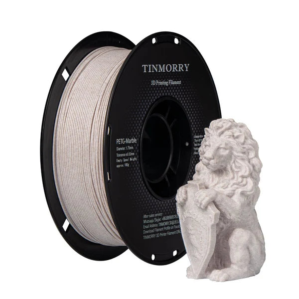 Tinmorry 3D Filament PETG Marble - Magic Brown