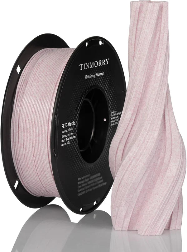 Tinmorry 3D Filament PETG Marble - Magic Pink