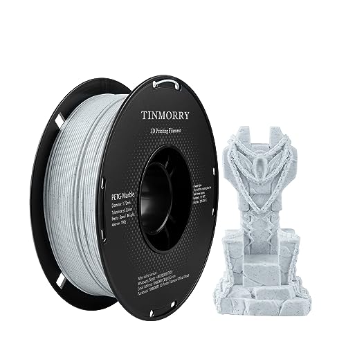 Tinmorry 3D Filament PETG Marble - White