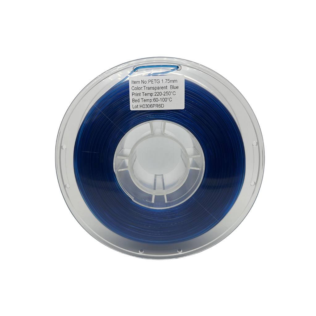 Willys 3D Printer Filament PETG - Transparent Blue