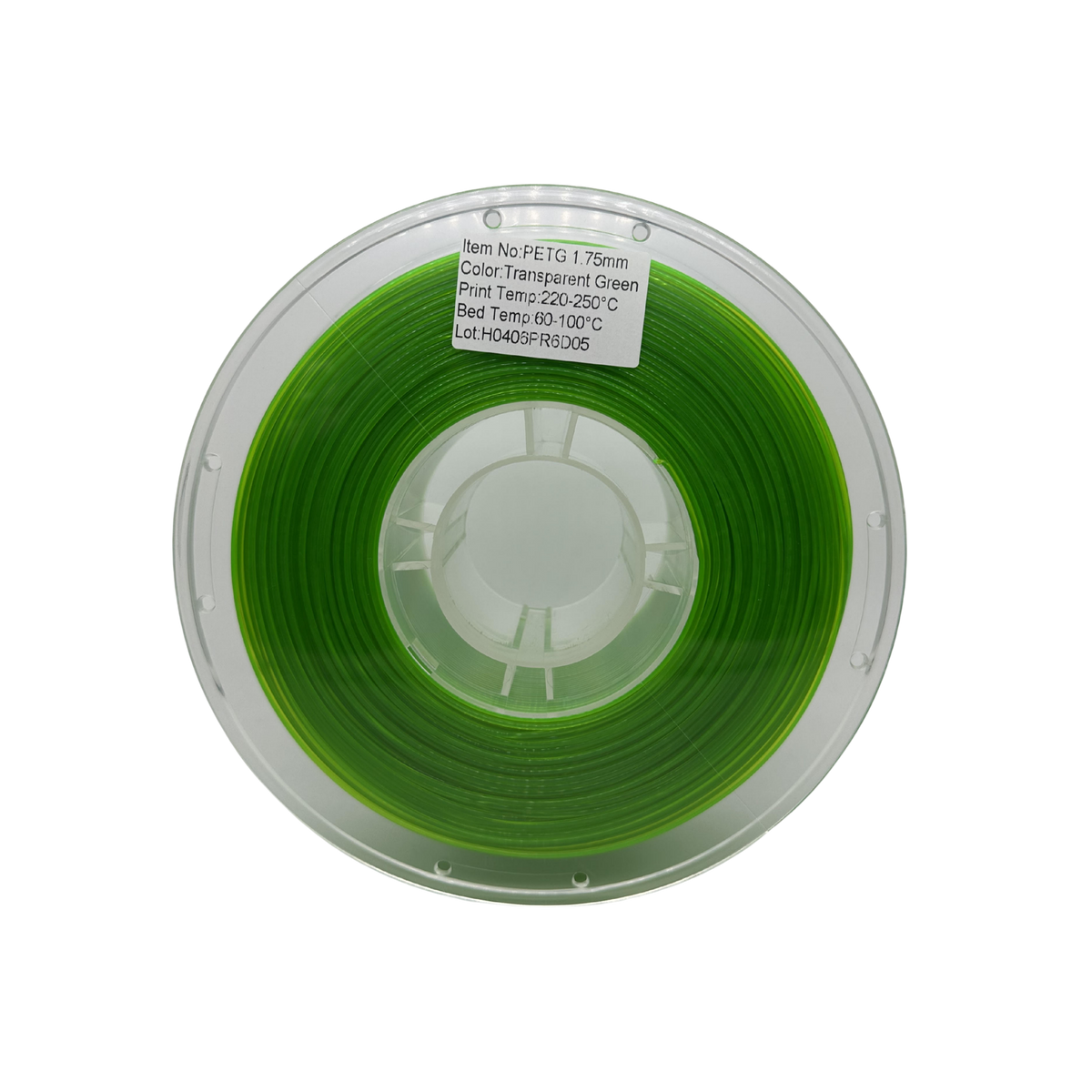 Willys 3D Printer Filament PETG - Transparent Green