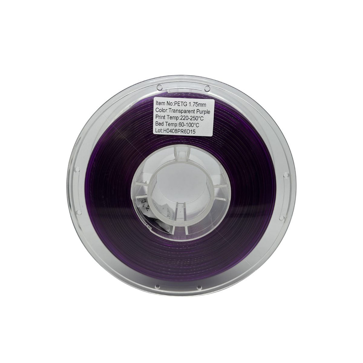 Willys 3D Printer Filament PETG - Transparent Purple