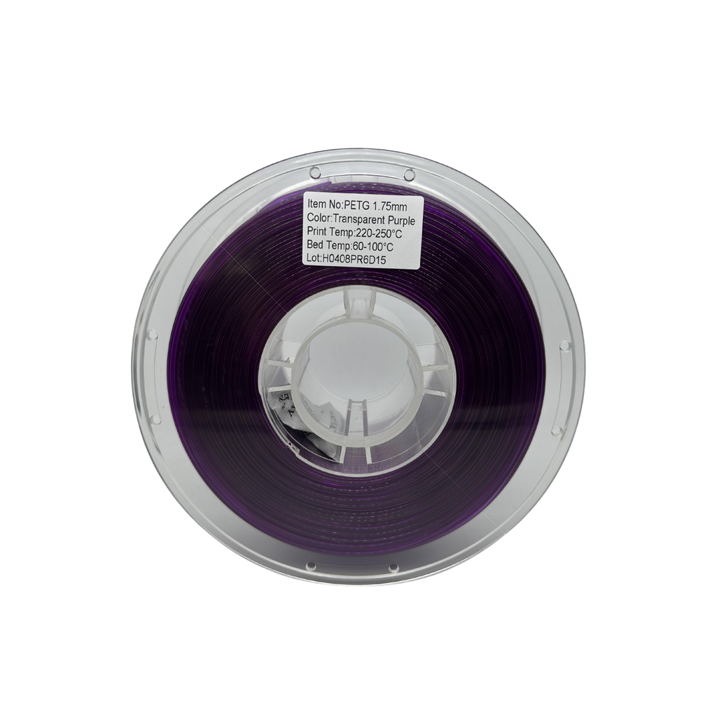Willys 3D Printer Filament PETG Transparent - Trans Purple