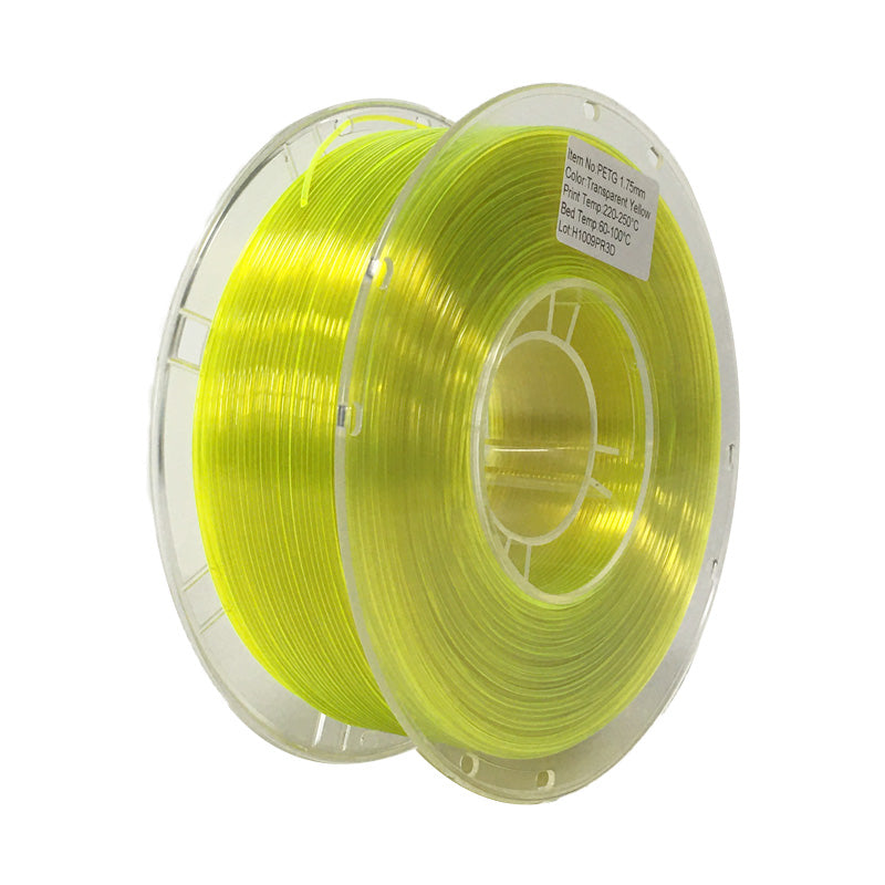 Willys 3D Printer Filament PETG Transparent - Trans Yellow